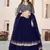 stunning blue sequins georgette wedding wear lehenga choli wedding lehenga ghagra choli