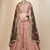  Pink Embroidered Georgette Party Wear Lehenga Choli
