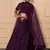 Awesome Purple Sequins Embroidered Georgette Designer Indian Lehenga Dress