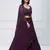Purple Sequins Embroidered Georgette Wedding Indian Lehenga Dress