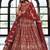  Maroon Sequins Georgette Wedding Wear Lehenga Choli With Dupatta