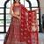  Maroon Sequins Georgette Wedding Wear Lehenga Choli With Dupatta