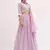 Adorable Purple Pink Sequins Embroiered Georgette Sangeet Wear Lehenga Choli