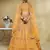 Styling Yellow Sequins And Thread Embroidered Silk Indian Bride Lehenga Dress Latest