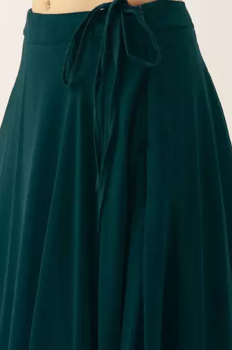 Green Thread Embroidered Georgette Wedding Wear Indian Lehenga Choli