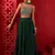 Green Georgette Party Wear Lehenga With Sequins Choli