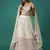  Off-White Digital Printed Georgette Indian Wedding Lehenga Dress