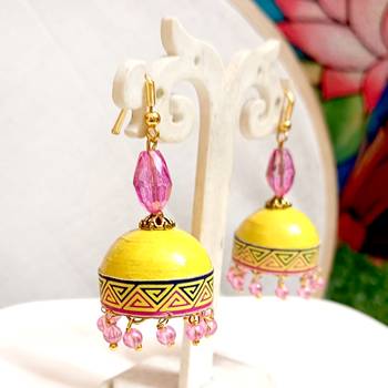 Quilled hanging  jhumkas 1 1