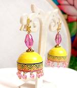 Quilled hanging  jhumkas 1