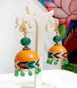Quilled hanging  jhumkas 2