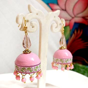 Quilled hanging  jhumkas 5 1