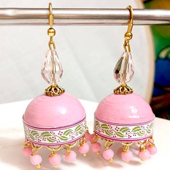 Quilled hanging  jhumkas 5 2