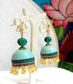 Quilled hanging  jhumkas 6