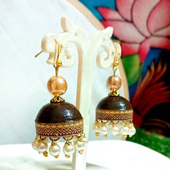 Quilled hanging  jhumkas 7 1