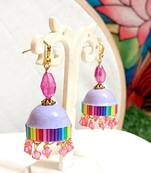 Quilled hanging  jhumkas 8