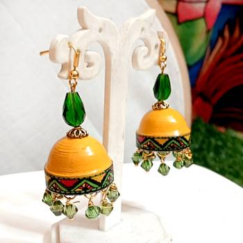 Quilled hanging  jhumkas 9 1