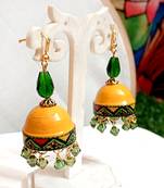 Quilled hanging  jhumkas 9