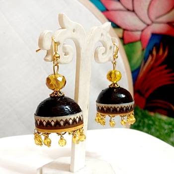 Quilled hanging  jhumkas 10 1