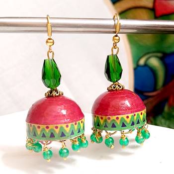 Quilled hanging  jhumkas 11 2