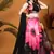 Black Crepe Silk Digital Floral Printed indian bollywood Lehenga Choli