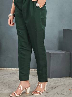 Green roman silk blend kurta pant dupatta set 6