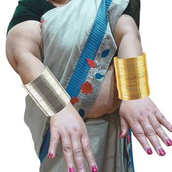 Brass multicolor  plain bangle combo 5