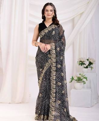 Lehriya royalty georgette saree 1