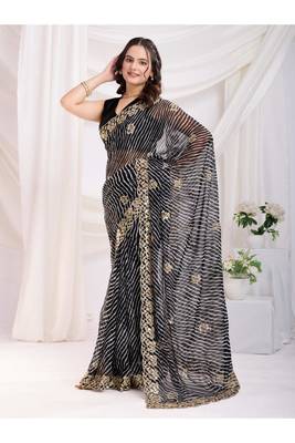 Lehriya royalty georgette saree 2