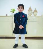 Iconic navy coloured achkan for weddings