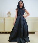 Black elegant gown for special occasions