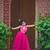 Pink lehenga set for wedding occasions
