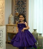   purple party wear gown for special occasions