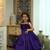   purple party wear gown for special occasions