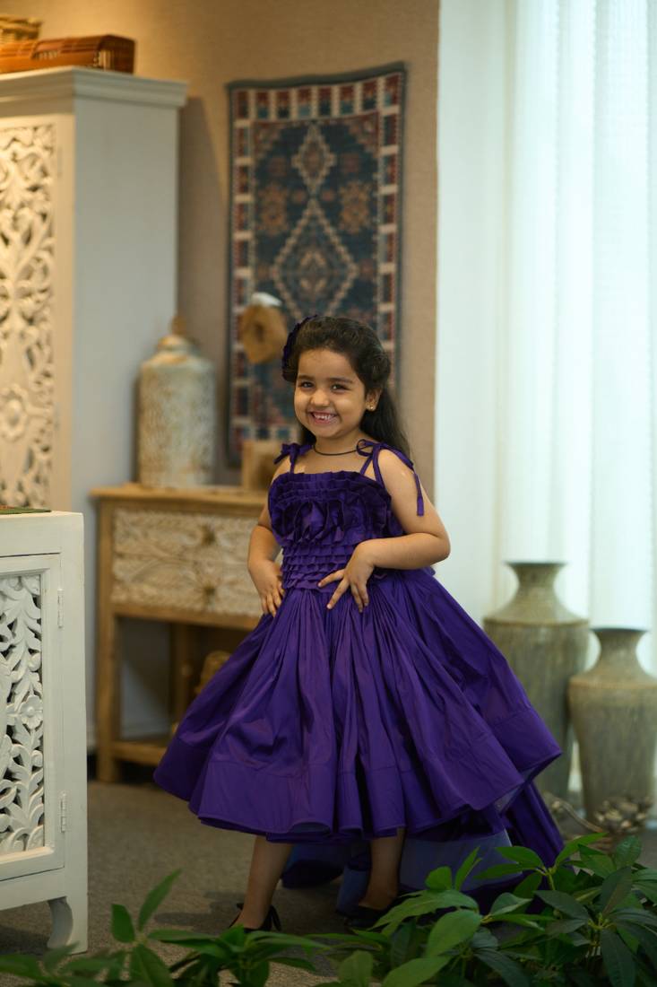   purple party wear gown for special occasions
