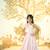 Pink colored baby girl gown for birthday