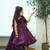   purple party wear gown for special occasions