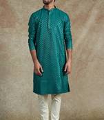 Arruga stylish golden silk sequins kurta pyjama set