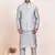 Woven Kurta Pyjama Waistcoat Set For Mens
