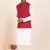 Woven Kurta Pyjama Waistcoat Set For Mens