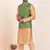 Woven Kurta Pyjama Waistcoat Set For Mens