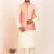 Woven Kurta Pyjama Waistcoat Set For Mens