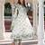 Jaitpuriya women blue and cream floral print anarkali kurta set with dupatta