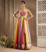 Horse print indo dress   (set of 2)