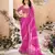 Leheriya sequinned pure georgette saree
