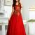 Refreshing Soft Net Embroidered Red Coloured Fashion Wedding Gowns