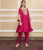 Mehrish hotpink kurta set