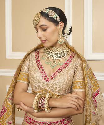 Jashn-e-Firoza MAHJABEEN Rosepink Lehenga Set 2