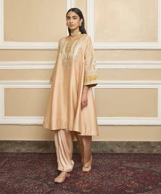 Mohsina rosepink kurta set 1
