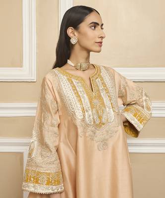 Mohsina rosepink kurta set 2