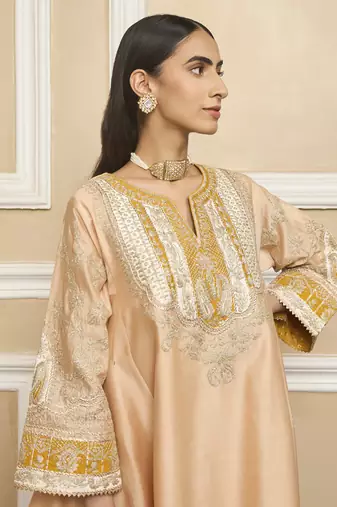 Mohsina rosepink kurta set